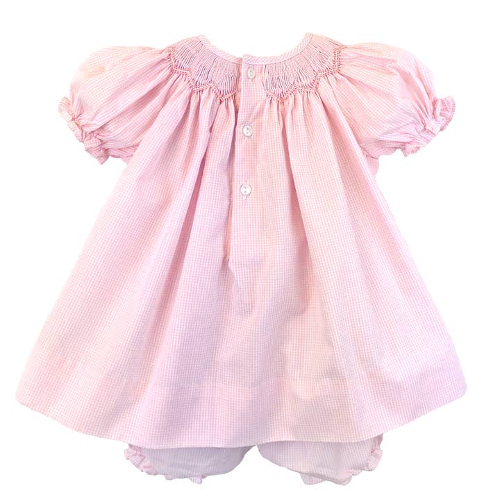 Petit Ami & Zubels - Wholesale Dress - Baby - Bishop Zig-Zag Smocked Dress1