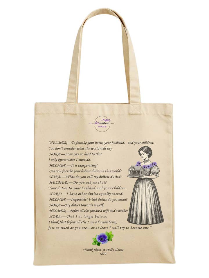 Literary Canvas Tote Bags for Bookstores & University Shops for wholesale by LitWave