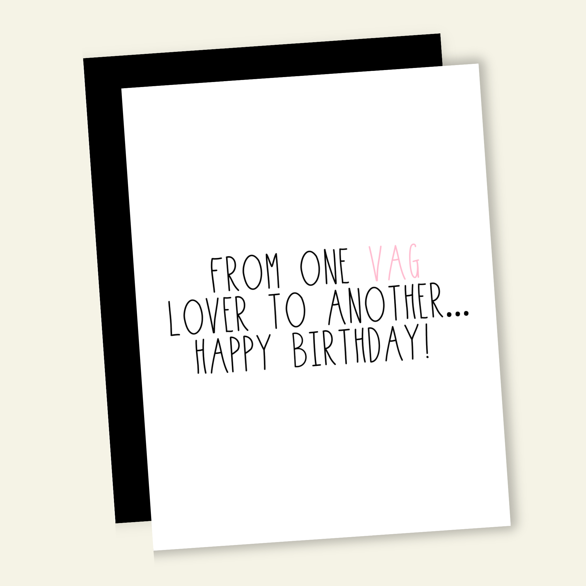 That’s So Andrew - Venta al por mayor Tarjetas de cumpleaños - De una amante de vaginas a otra0