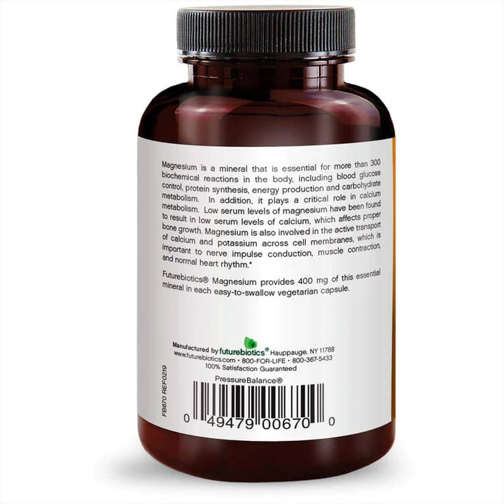 Futurebiotics – Engroshandel Kosttilskud og vitaminer – Magnesium 400 mg3