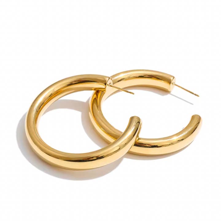 Statement Hoop EARRINGS for wholesale by Folie à Trois
