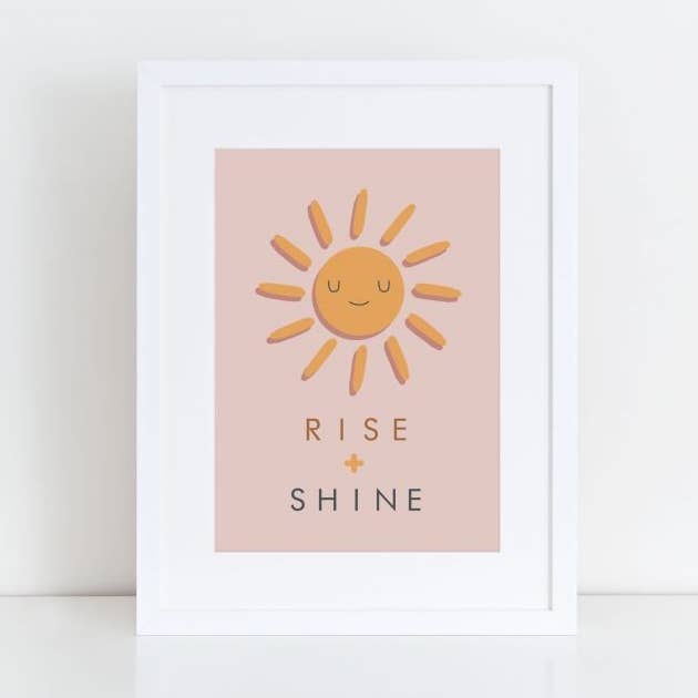 Stampa Rise & Shine per la vendita all'ingrosso da parte di Folk + Nest™