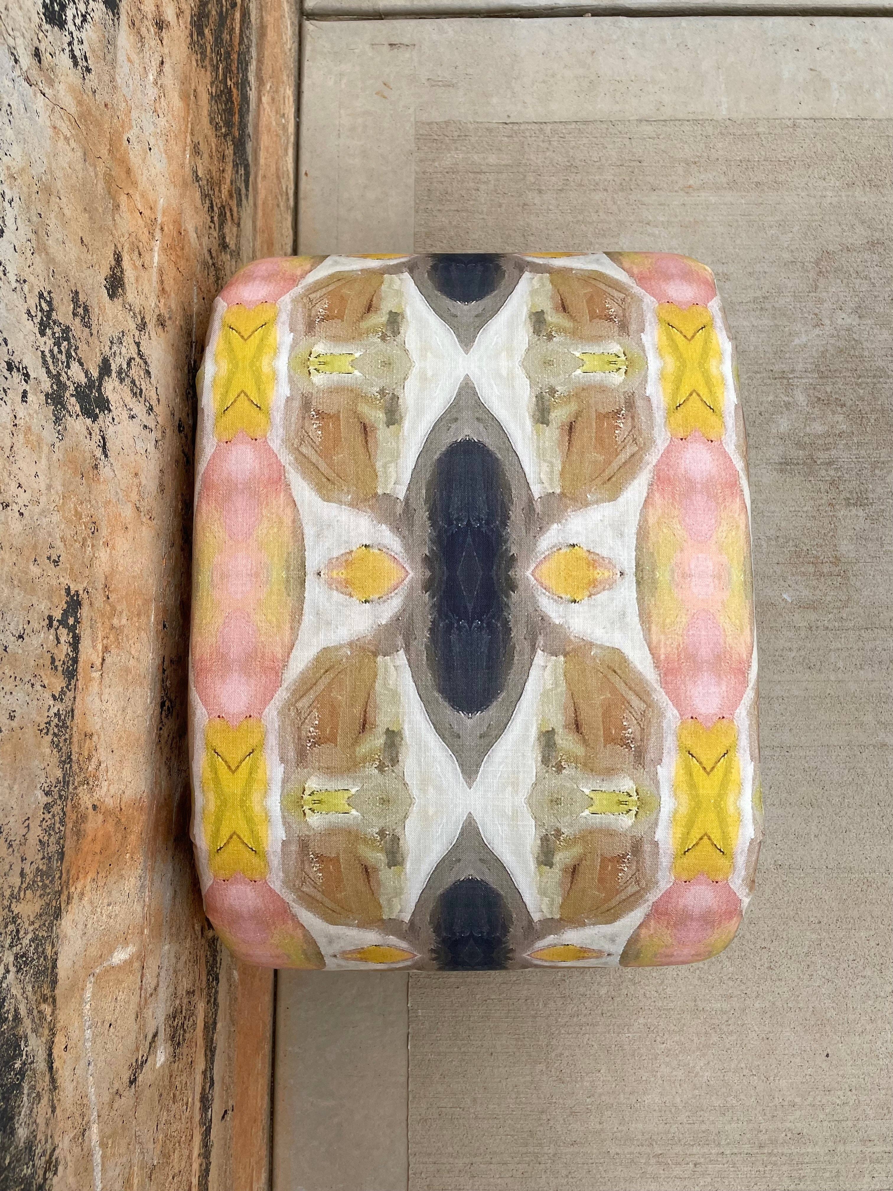 Windy O'Connor Art & Home - Wholesale Ottoman - Blush Topaz Ottoman6