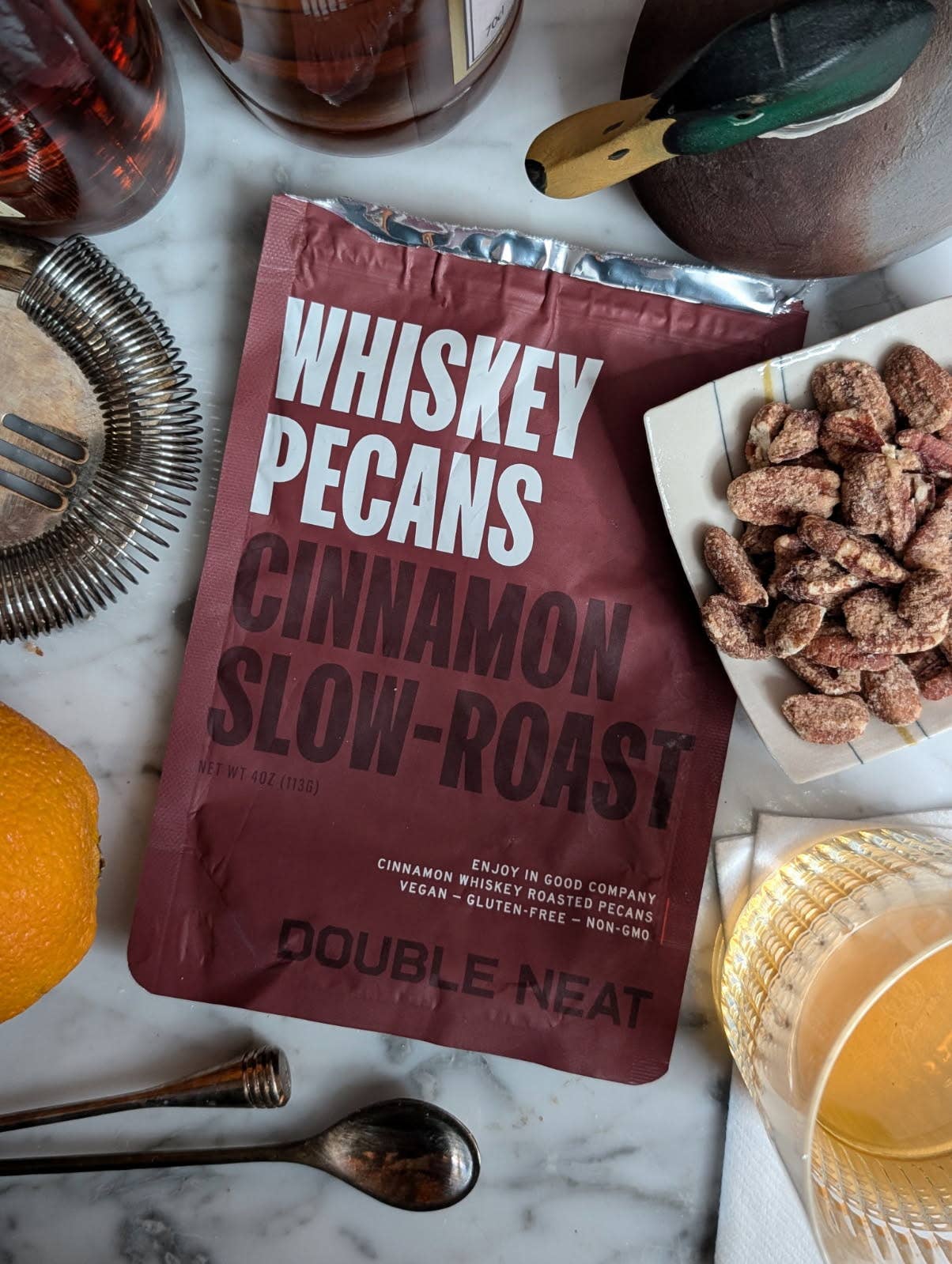 Double Neat - Wholesale Nuts - Cinnamon Whiskey Pecans7