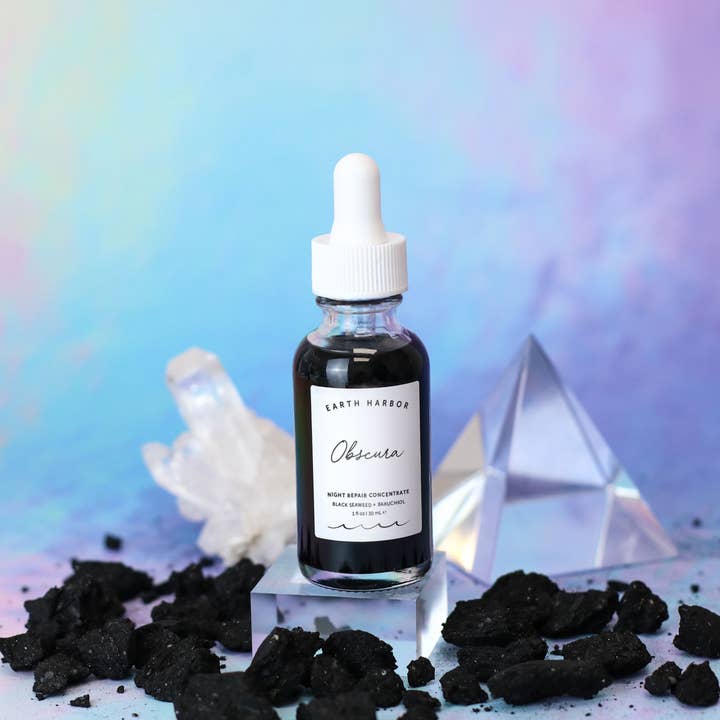 Earth Harbor Naturals - Wholesale Facial Serum/Concentrate - OBSCURA Night Repair Concentrate: Black Seaweed + Bakuchiol2
