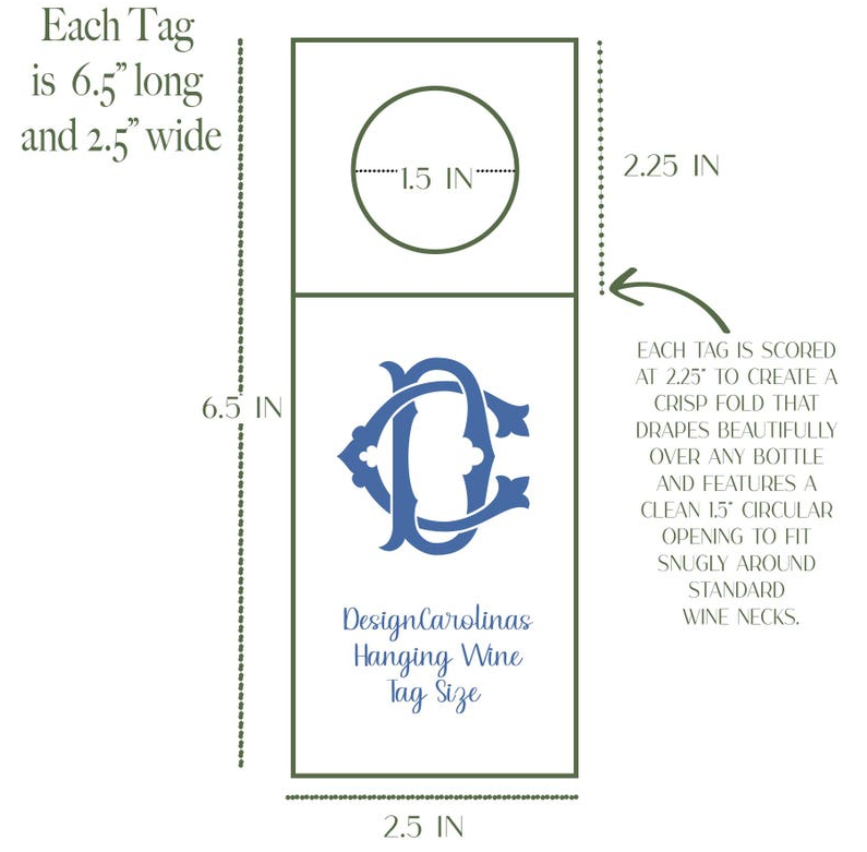 Design Carolinas - Wholesale Gift Tag - Red & White Chinoiserie Christmas Tree Wine Bottle Tag 4