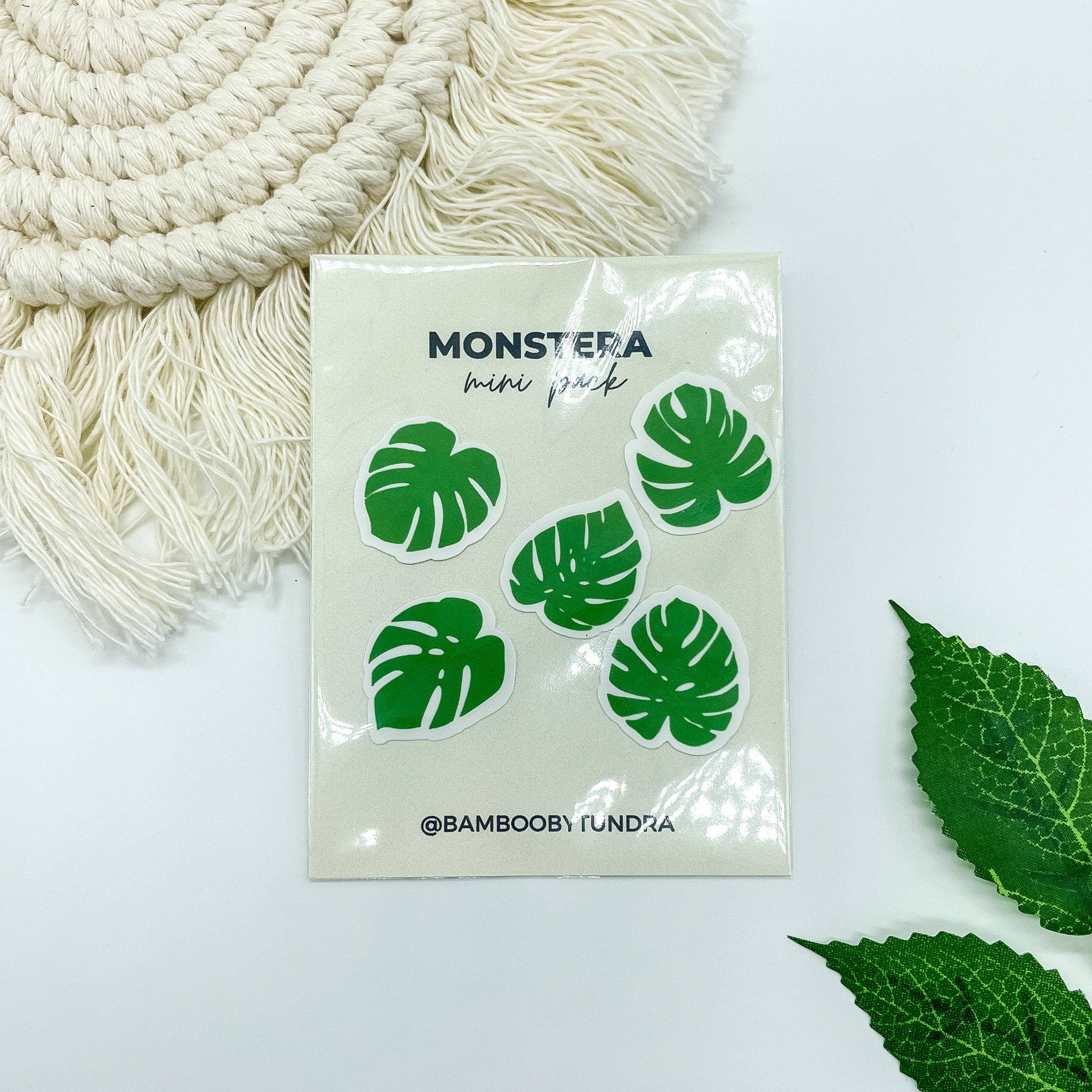 BambooByTundra - Wholesale Sticker - Monstera Mini Sticker Pack1