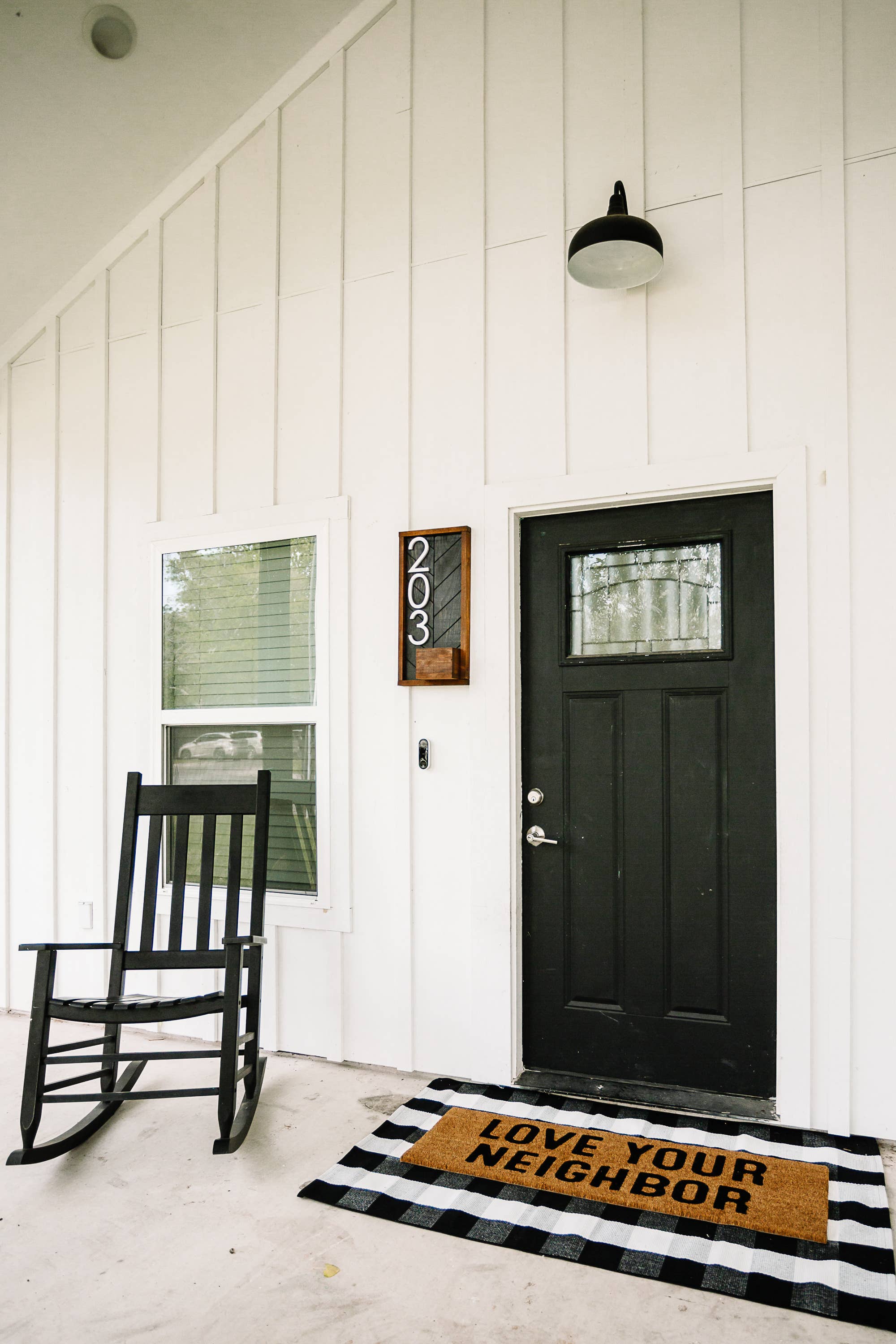 Modern Burlap – Capacho por atacado – Capacho XL - Ame seu vizinho (novo comprimento)5