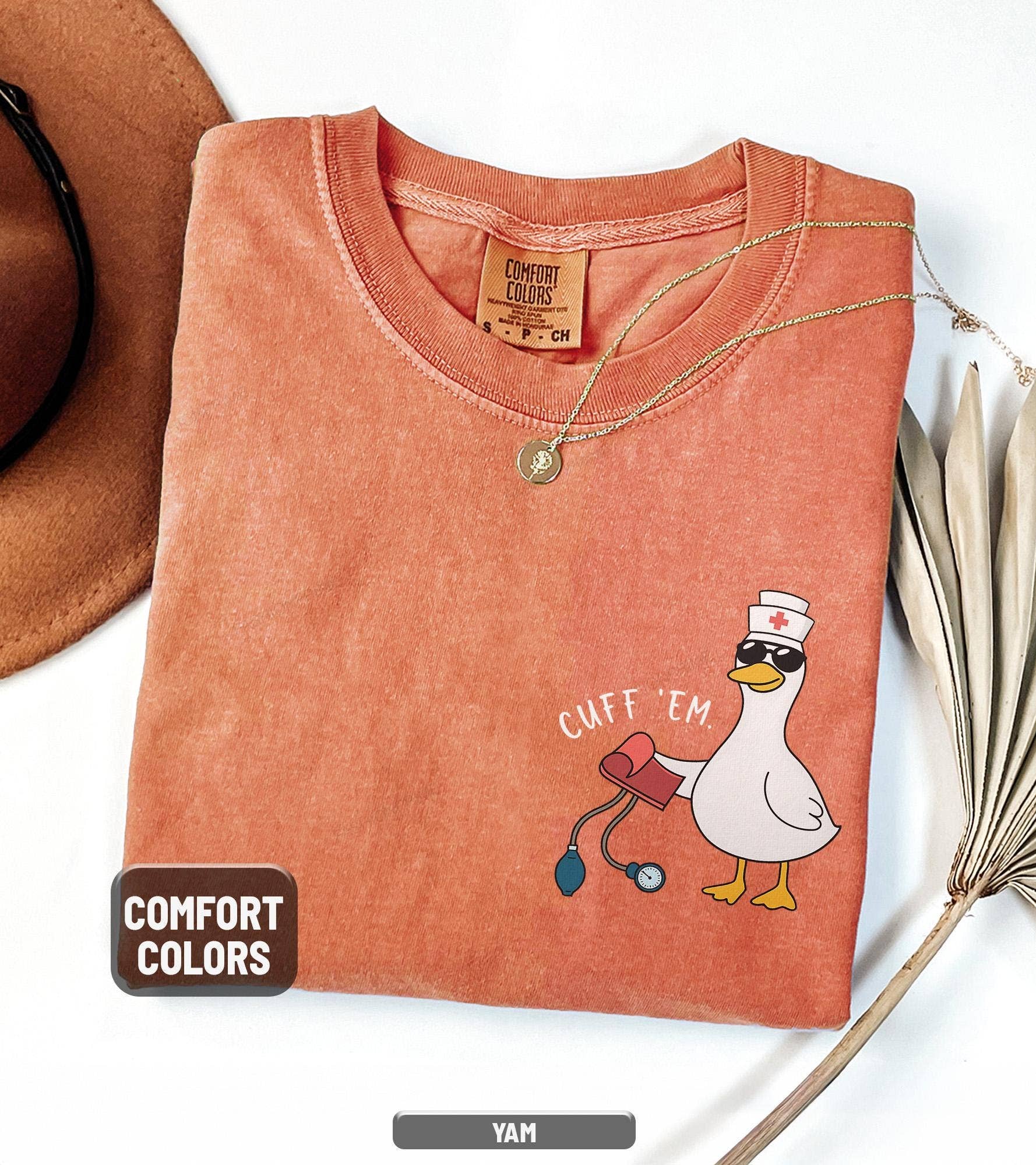 Glaime - Wholesale T-Shirt (Graphic) - Women's - Funny Comfort Colors Nurse Shirt, Goose Nurse Sweatshirt3