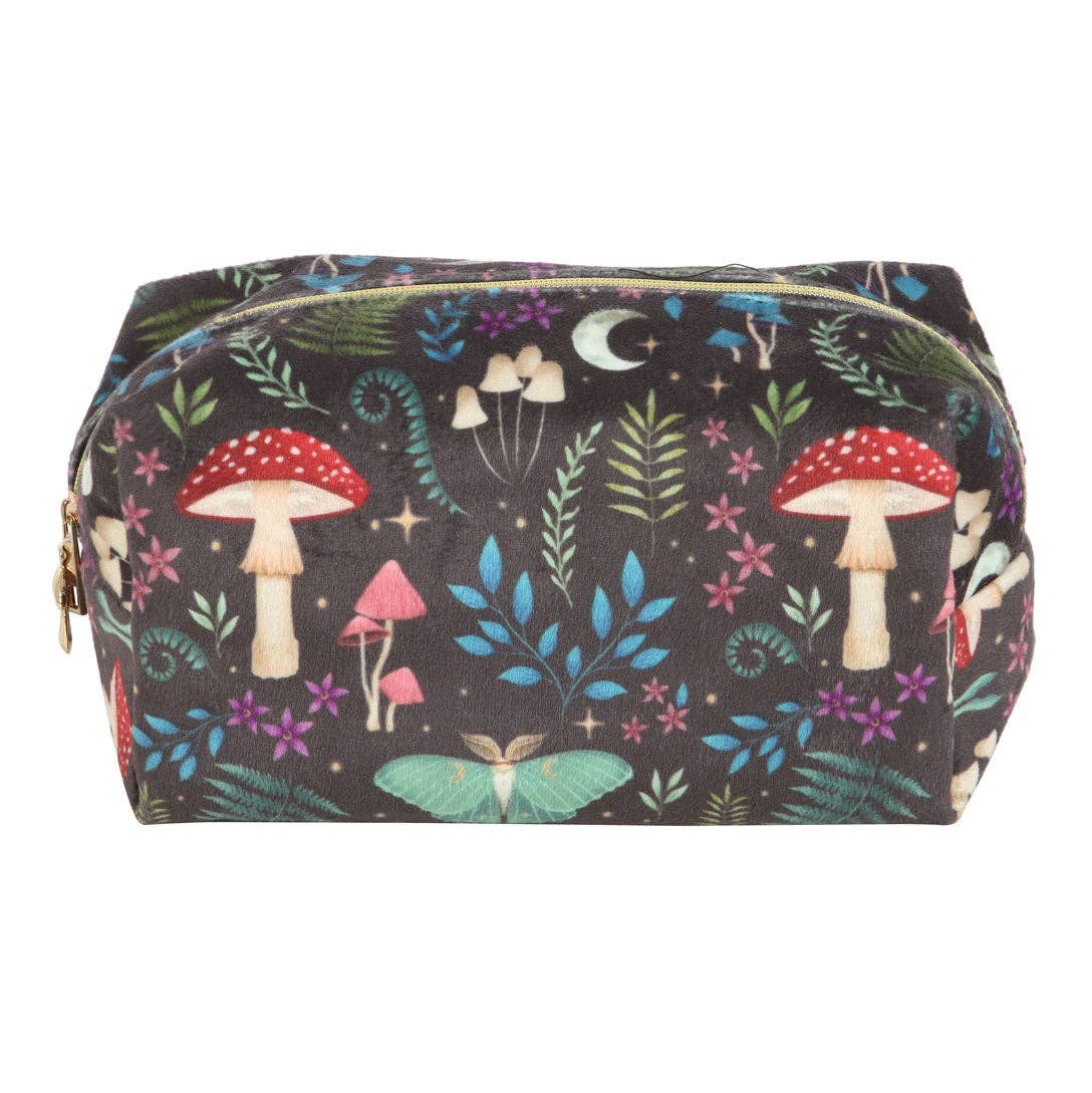 Something Different Wholesale - Wholesale Makeup/Cosmetic Bag - Dark Forest Print Makeup Bag1