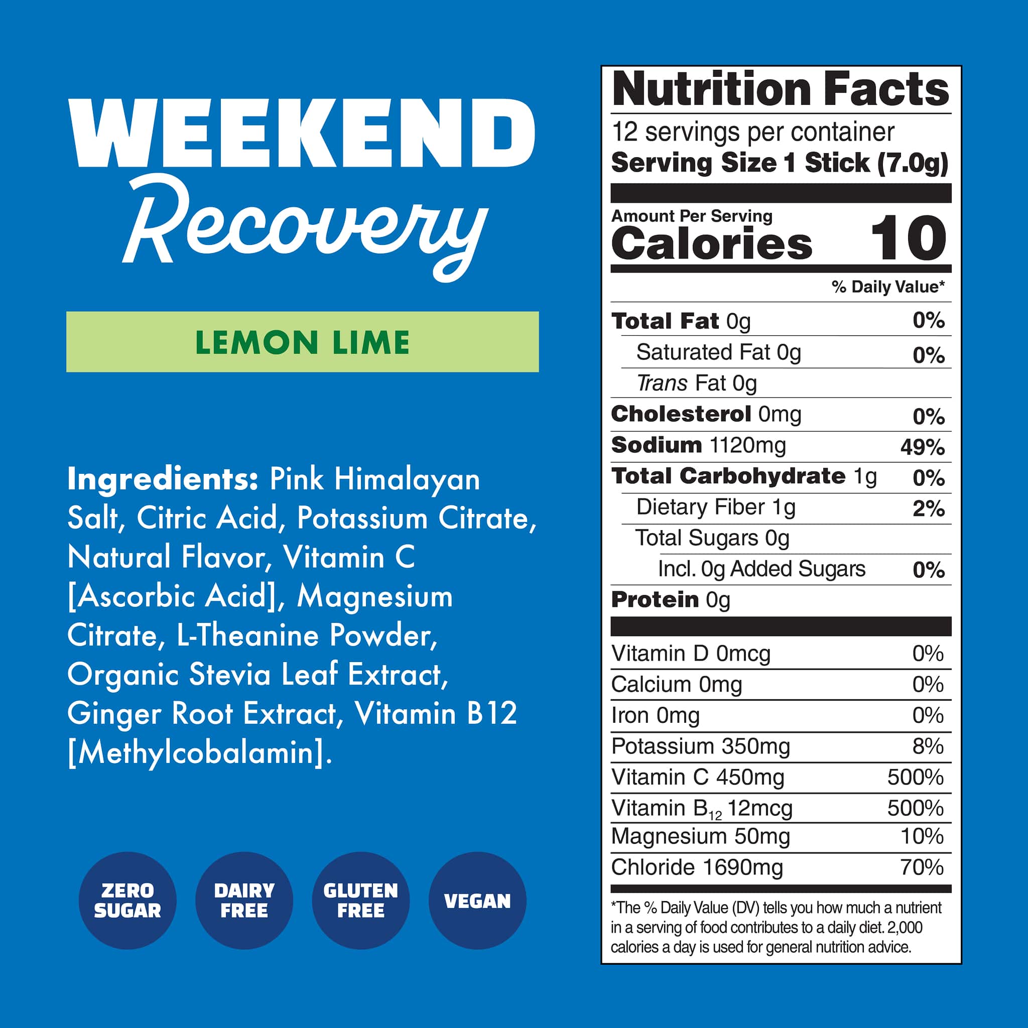 Waterboy - Wholesale Powdered Health Drink - Weekend Recovery21