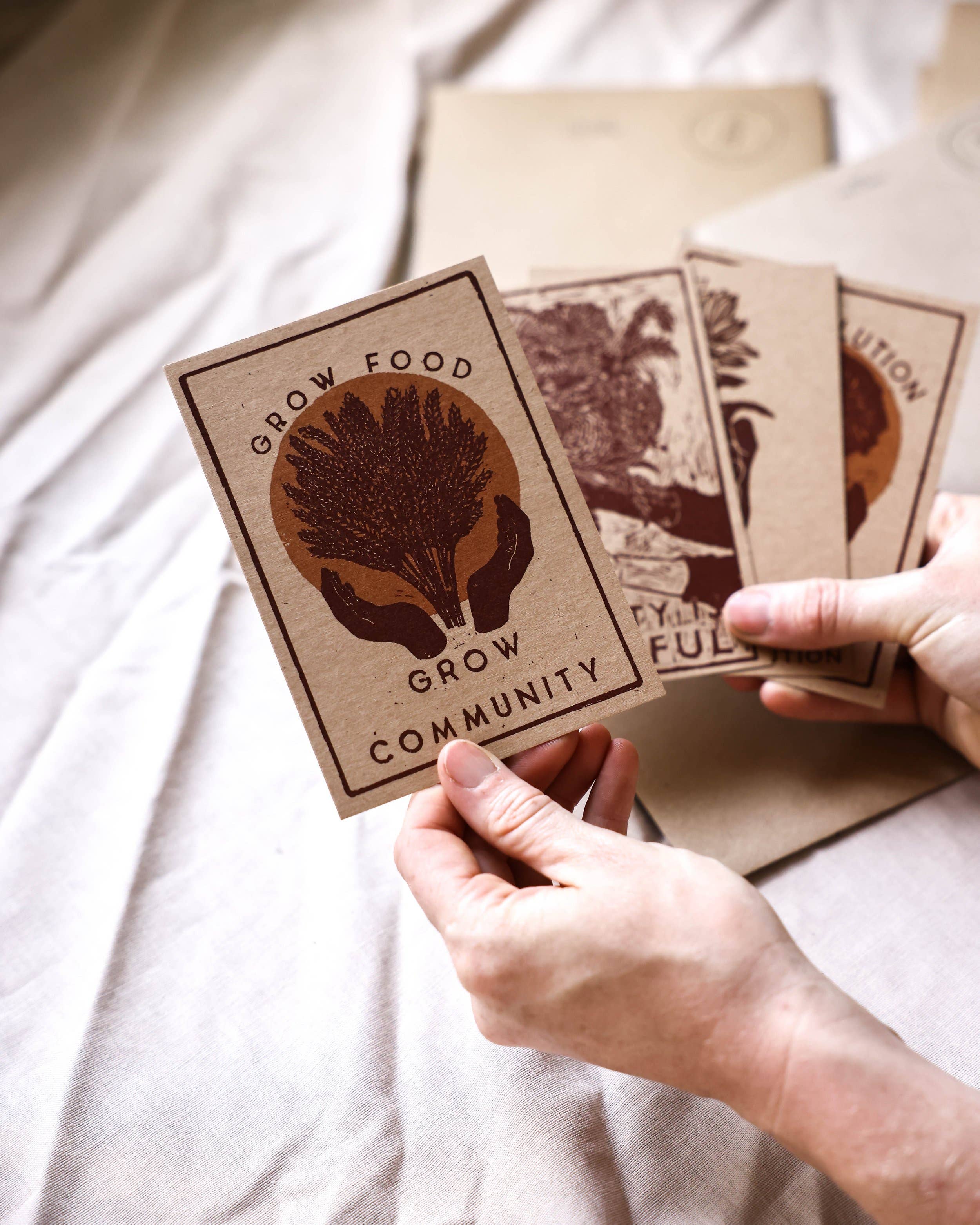 Rosanna Morris - Wholesale Postcard Set - Pack of 4 Postcards - Grow1