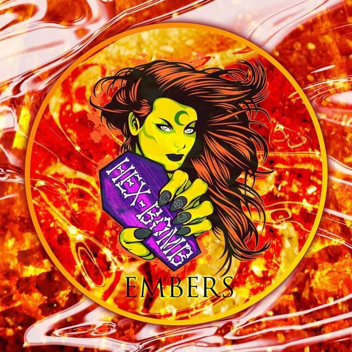 Embers Luxury Metallic Fire Bath Bomb for wholesale by Hexbomb ltd