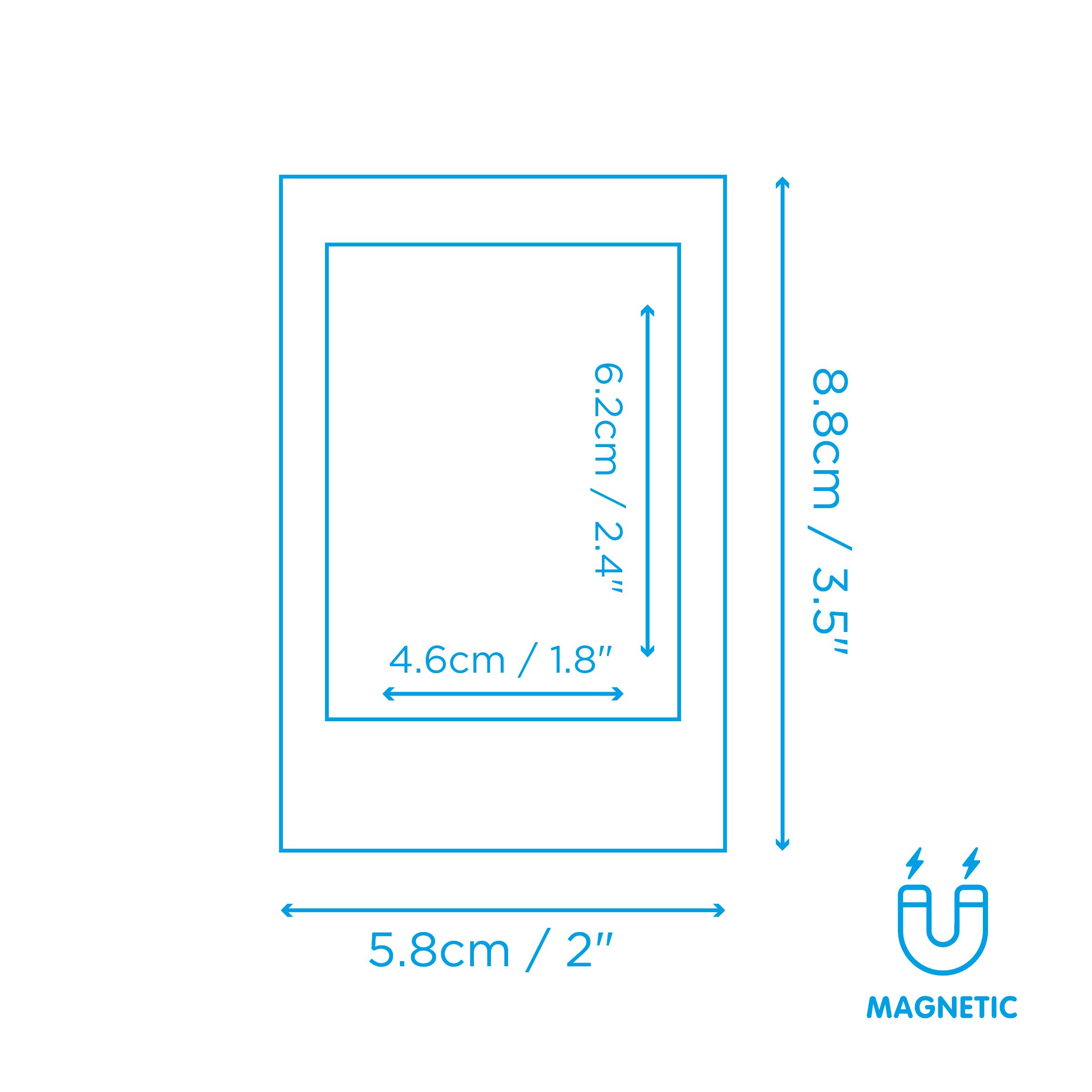 Mustard – wholesale Picture frame – Rainbow Magnetic Frames3