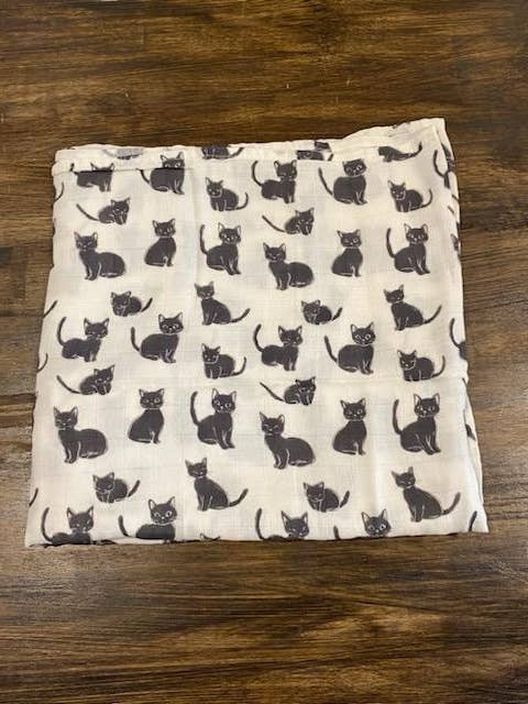 Bambu & Musselin Swaddle | Månbelysta Morrhår för wholesale av Evvie Bean's