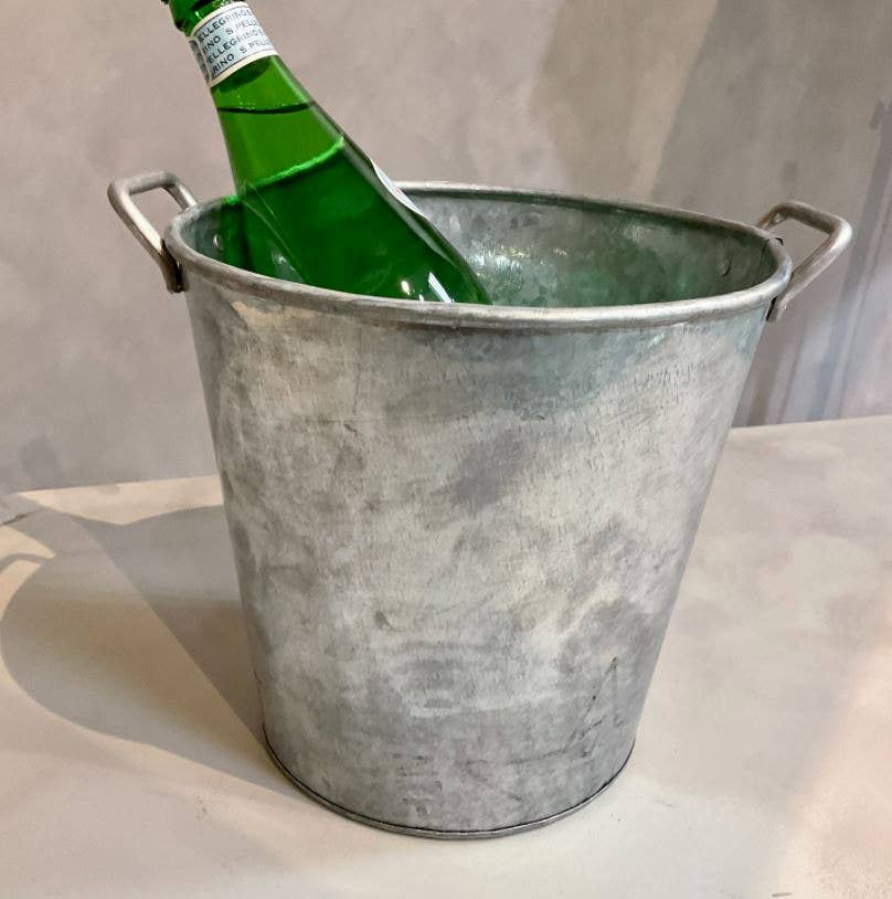 India Handicrafts Inc – wholesale Ice bucket – Champagne Bucket Tin 8"1