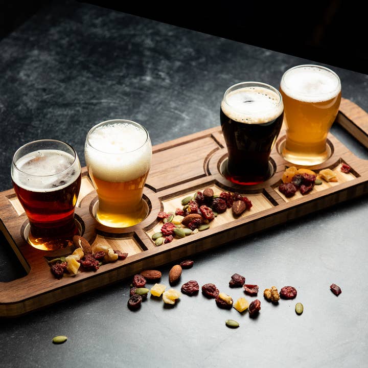 Left Coast Original - Wholesale Beer/Wine Caddy - PERSONALIZED BEER FLIGHT SERVING TRAY9