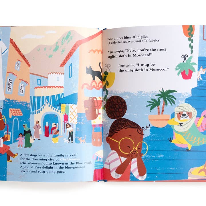 Aya & Pete - Venta al por mayor Libro de iniciación a la lectura (6-8 años) - ¡Las increíbles aventuras de Aya y Pete en Marruecos! (Tapa dura)2