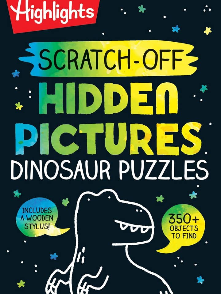 Scratch-Off Hidden Pictures Dinosaur Puzzles for wholesale by Highlights for Children