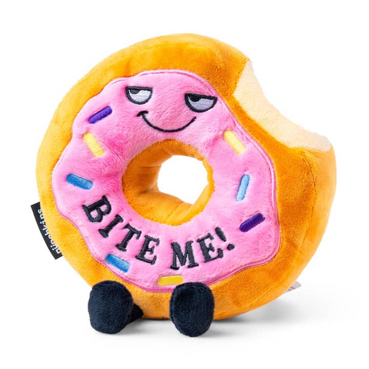 Ciambella in peluche «Bite Me» per la vendita all'ingrosso da parte di William Valentine Collection