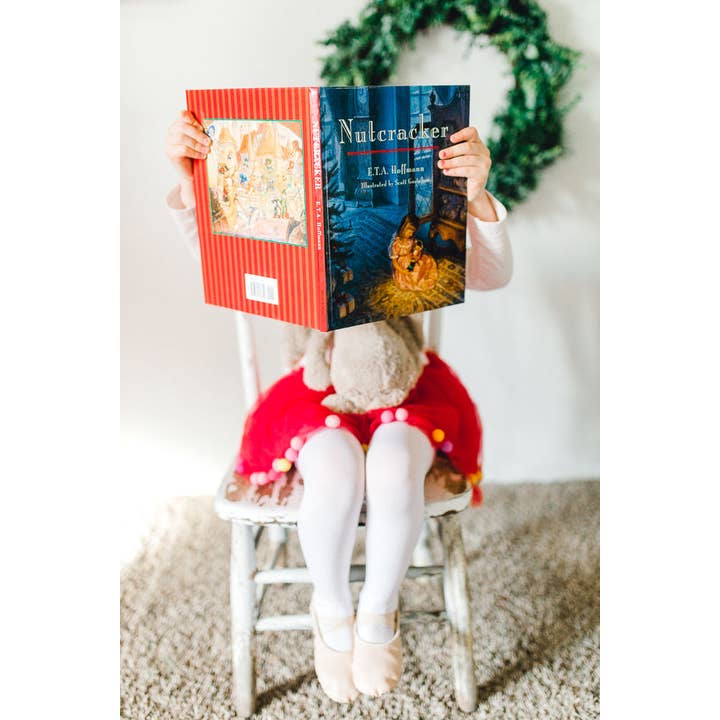 Tutu Joli LLC – wholesale Tutu – Child – Red Kids Pom Pom Tutu & Bow Hair Tie - 2Pcs Red Tutu Girls7