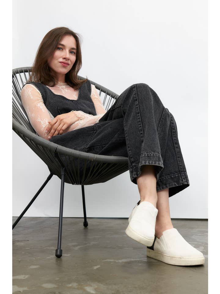 Newbury Kustom - Vente Jean – femme - 80298 - Salopette en jean vintage13