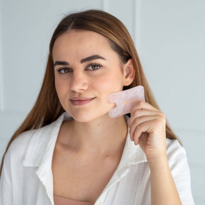 ACUS MED - Wholesale Gua Sha Tool - Gua Sha Stone | Gua Sha Tool | Rectangle - Pink2