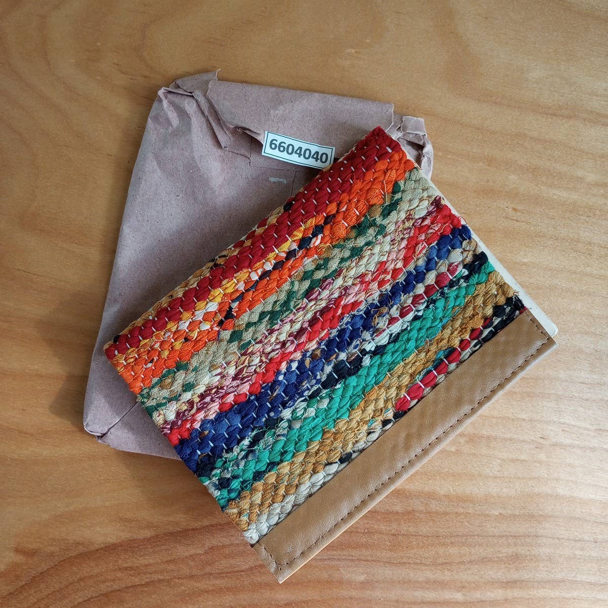 Ten Thousand Villages - Wholesale Journal/Diary - Woven Recycled Sari Journal5