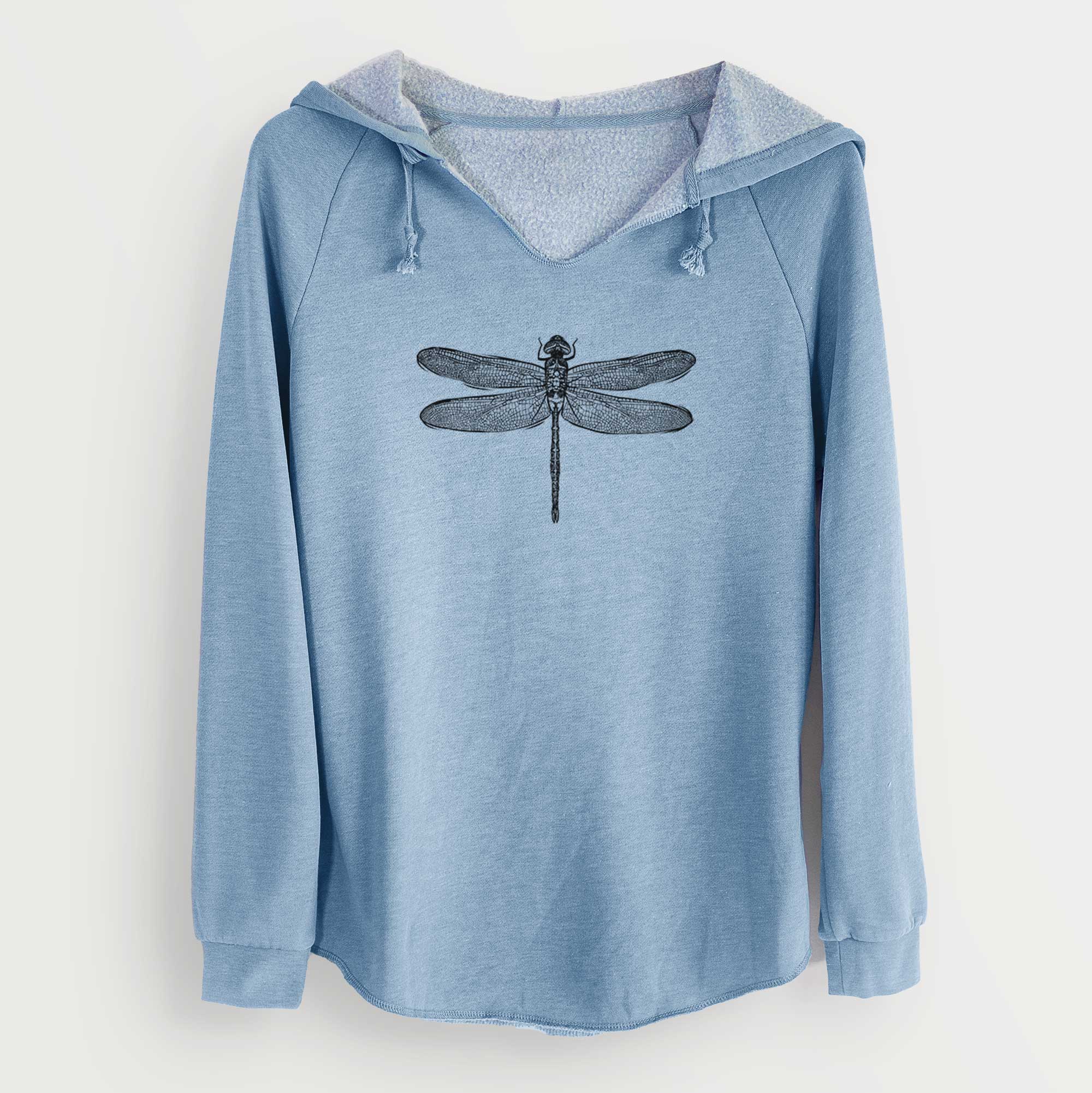 Because Tees - Wholesale Hoodie - Women's - Anax Junius - Green Darner Dragonfly - Cali Wave Hooded Sweatshirt4