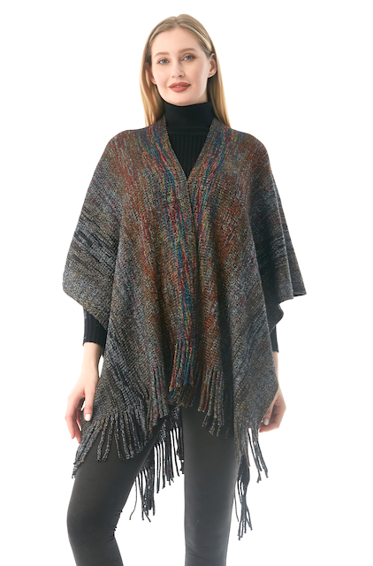 Pretty Persuasions - Vendita all'ingrosso Mantella - Donna - CP22102 Coprispalle Ruana Monterrey14