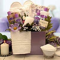 Spa Inspirations Bath & Body Gift Box for wholesale by Gift Basket Drop Shipping