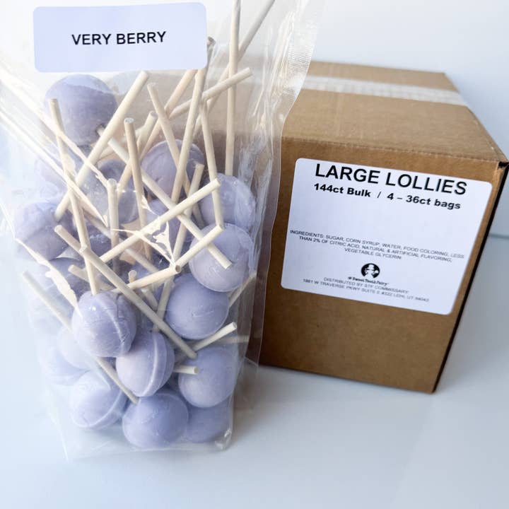 Candy Making Co. - Wholesale Lollipop - Large Lollies: Very Berry Lollipop Candy3