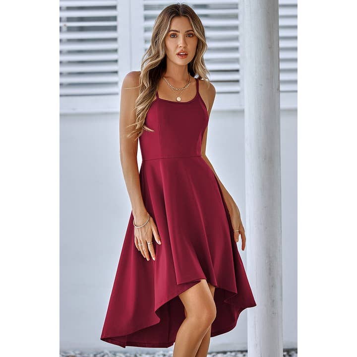 Supreme Fashion - Vendita all'ingrosso Vestito - Donna - Abito senza maniche con scollo a barchetta in tinta unita4