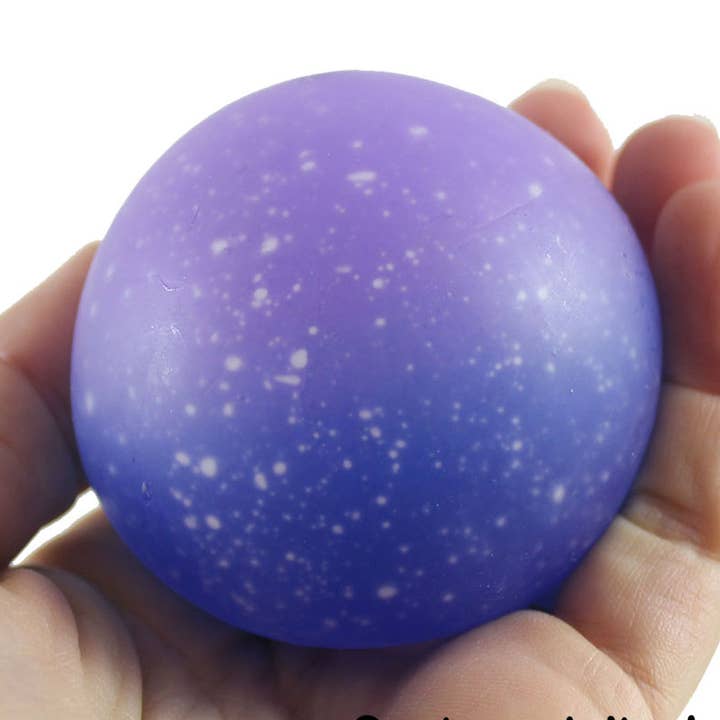 1 Galaxy Sugar Ball - Thick Glue/Gel Stretch Ball - Squishy for wholesale by Curious Minds Toys