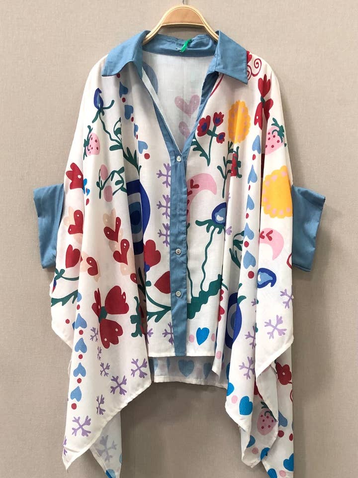 SWEET MAGIC MODA Y COMPLEMENTOS - Vente Chemise à col boutonné – femme - Blouse imprimée4