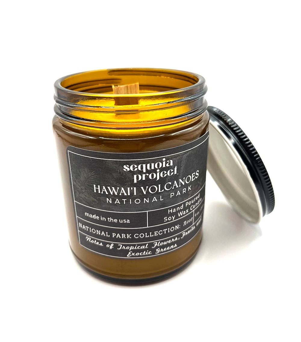 Sequoia Project - Wholesale Jar/Filled Candle - Hawai'i Volcanoes National Park Candle1