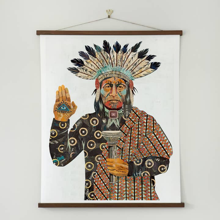 Dolan Geiman - Wholesale Art Print - Art Print | Native American Wall Art | TORCH BEARER