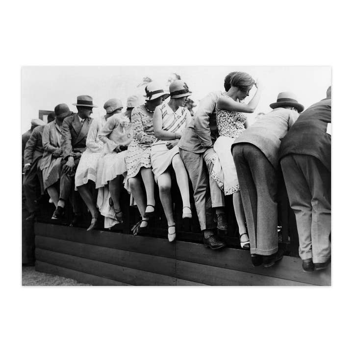 Cartolina "Spettatori" per la vendita all'ingrosso da parte di paruspaper. nutzfeine papeterie