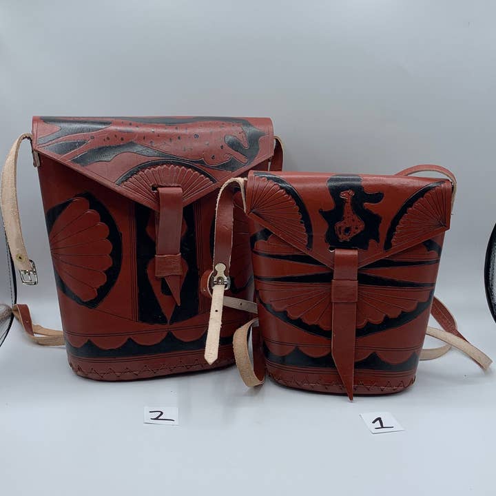 KENYAN SAFARI DESIGNS – Engroshandel Crossbodytaske - Dame – Læder Punge2