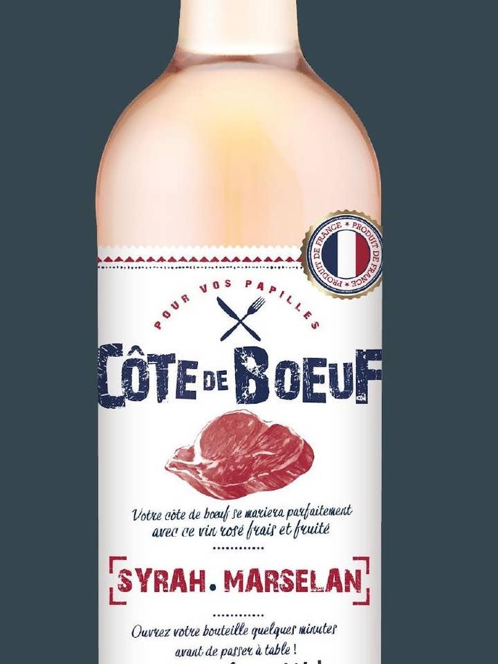 IGP Pays d'Oc Rosé Prime Rib 75 cl für den Großhandel von Le Vin Émoi