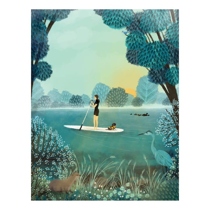 No SRP - Paddleboarding Birthday Card for wholesale by Studio Eleven Papers