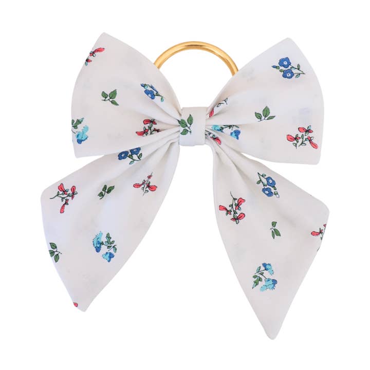 Schleifen-Serviettenring Obstgartenblüte, Set aus zwei Stück für den Großhandel von Pretty Homestyle