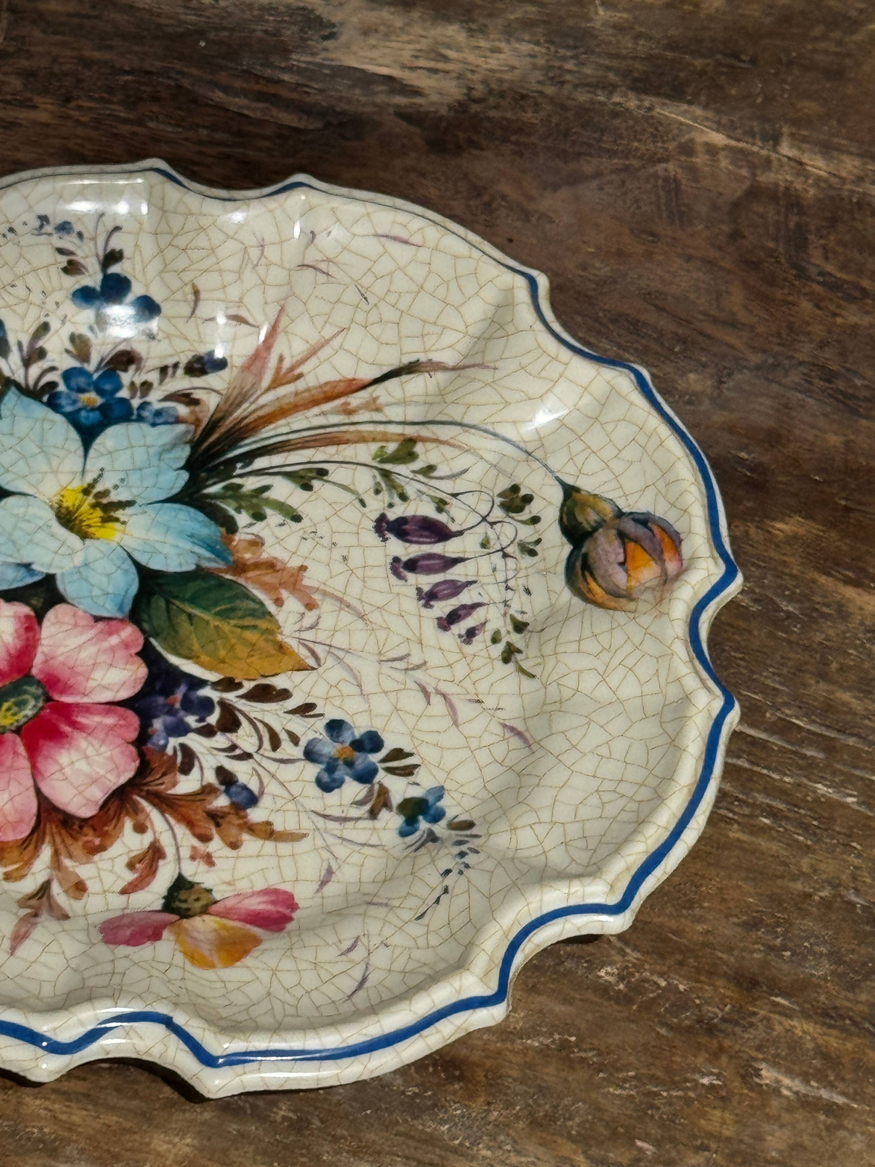 Office Objets - Wholesale Dinner Plate - Trompe-l'œil plastic plate of an antique plate4