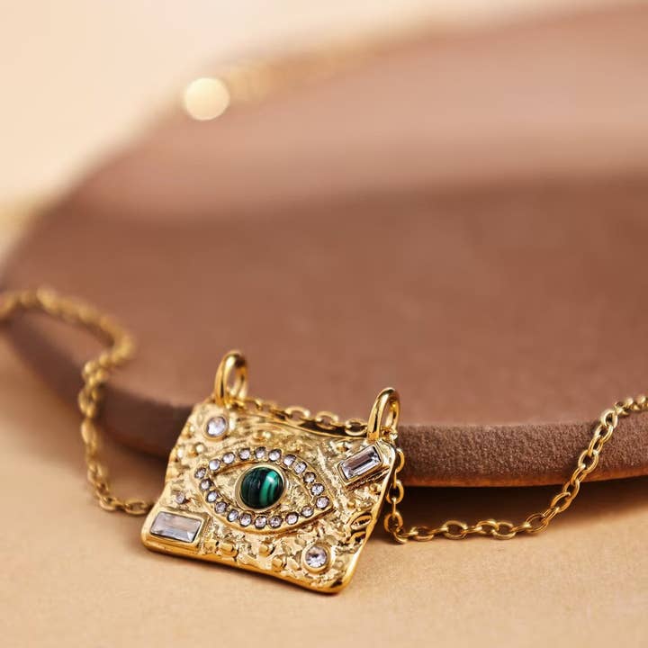 Revelari - Wholesale Pendant/Charm Necklace - Mystic Tablet Evil-Eye Necklace1