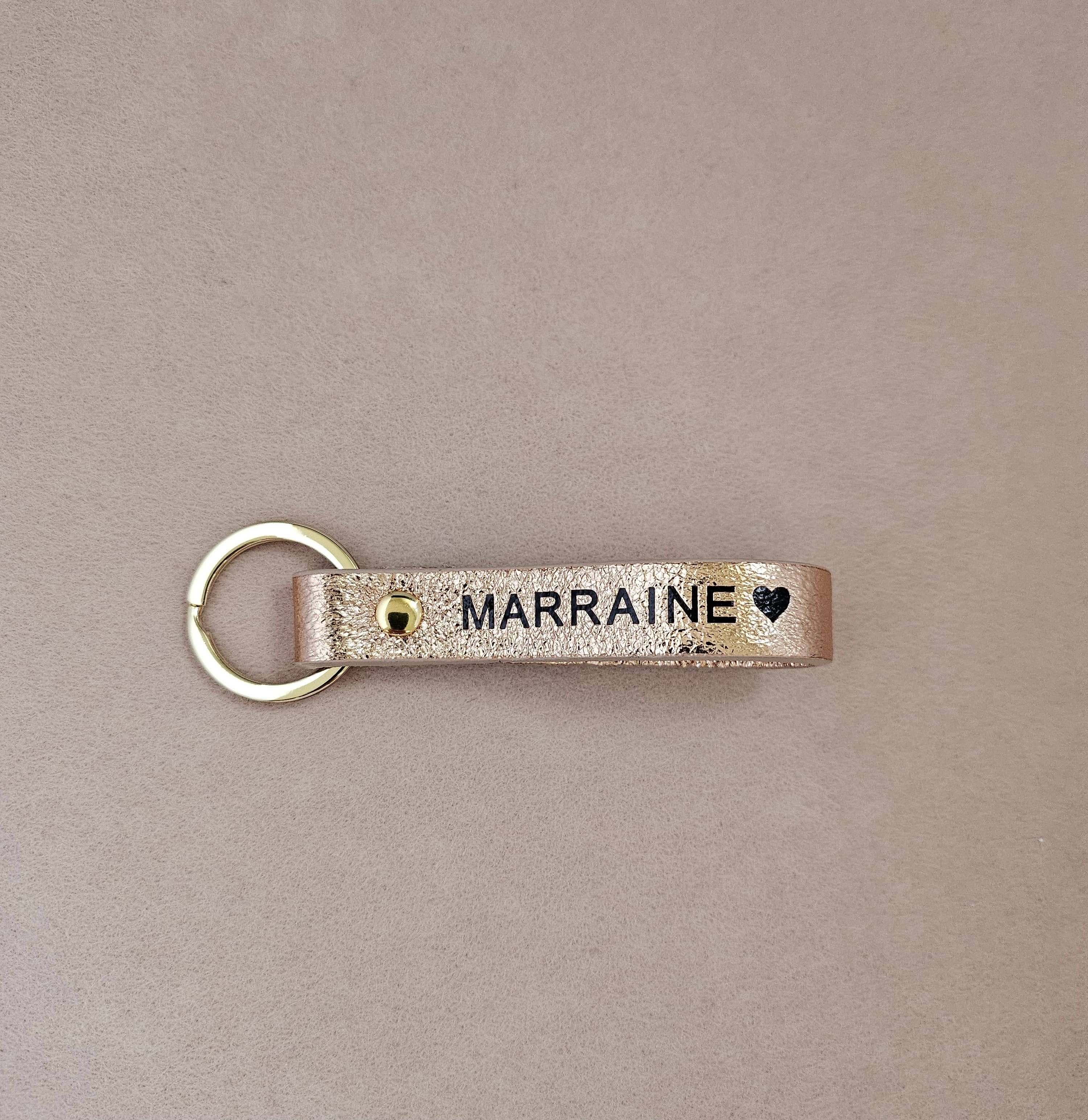 Royal marais - Wholesale Keychain - Unisex - godfather/godmother leather keychain6