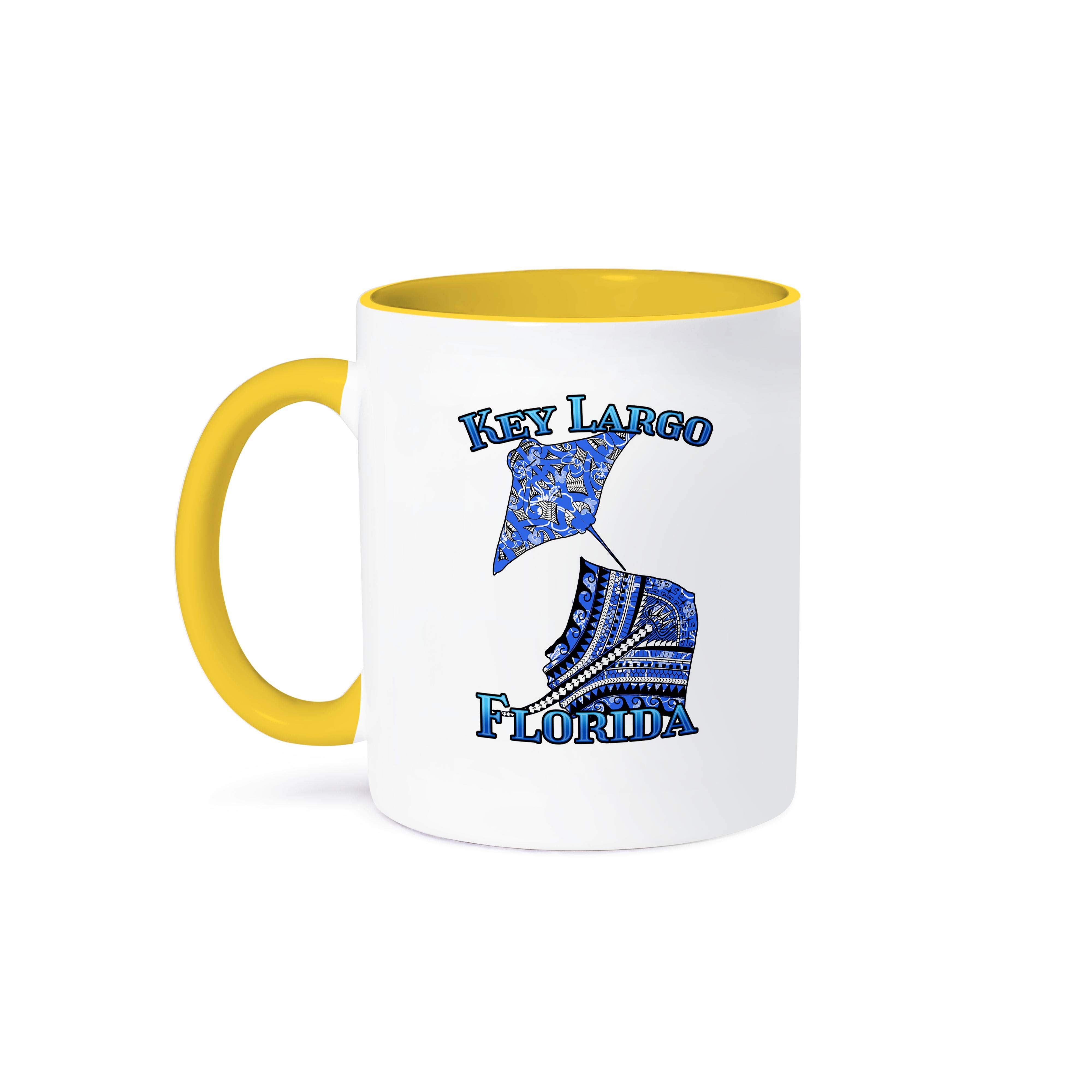 3dRose - Wholesale Coffee Mug - 3dRose, Blue tribal stingray for any vacation to Key largo, Florida, Mug0