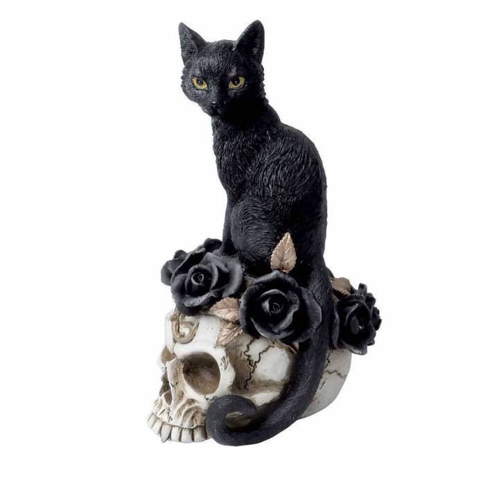 Grimalkins Ghost Cat Statue for wholesale by Pacific Trading