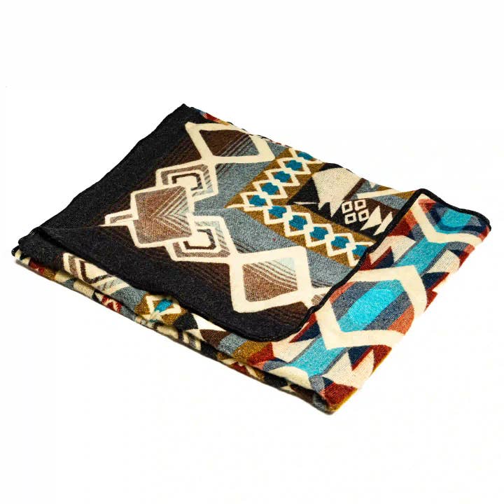 Couvertures en gros Alpaga Losange Taille Queen 188x229 cm pour la vente par EcuadorStores