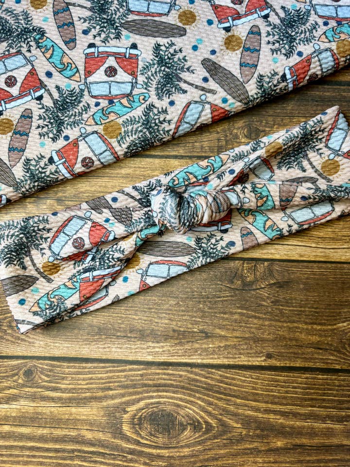 Bandeau noué d'été pour la vente par South Coast Sewn