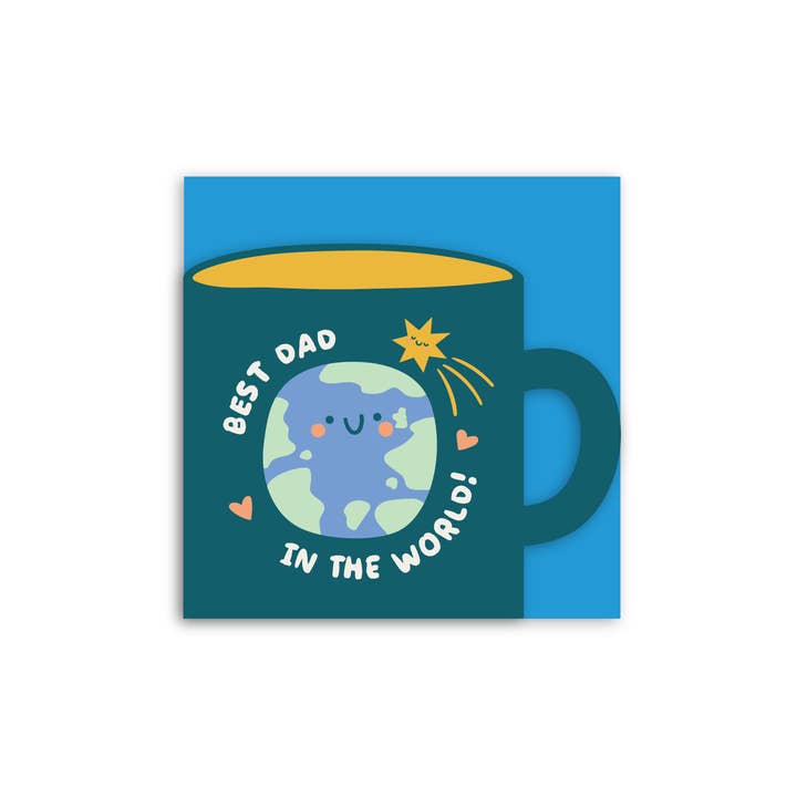 Bekerkaart in de vorm van 's Werelds Beste Vader voor wholesale door In Real Life